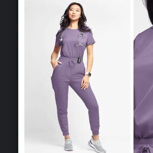 Uniform Advantage | Whisperlite Scrubs Set Purple – Top S/ Pants M/T